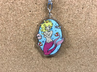 Double Sided Princess Mermaid Keychain Acrylic
