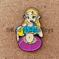 Beach Zelda Pin