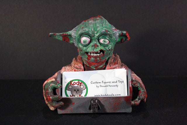Kodykoala's Zombie Yoda Card Holder