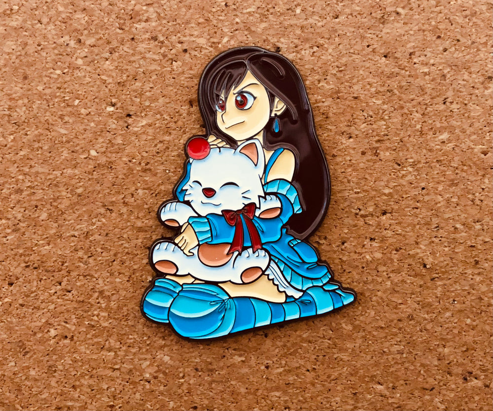 Cute Fantasy Girl Plush Pin