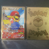 Mario Pikachu Pokemon Card Collector Set