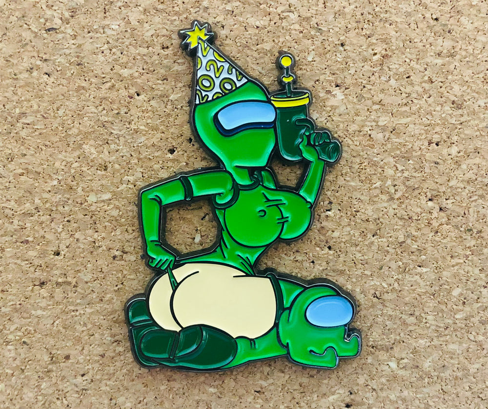 Sexy Imposter Crewmate Pin